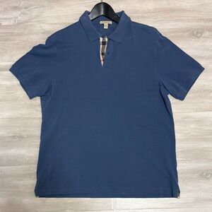 Burberry Deep Blue Polo Shirt